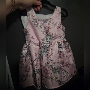 Special Editions Floral Pink Sleeveless Dress